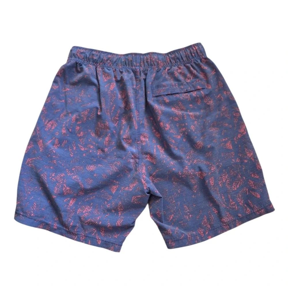 Prana‎ Metric E-Waist Board Shorts Men's L Indigo Waimea Outdoors Lake Day River
